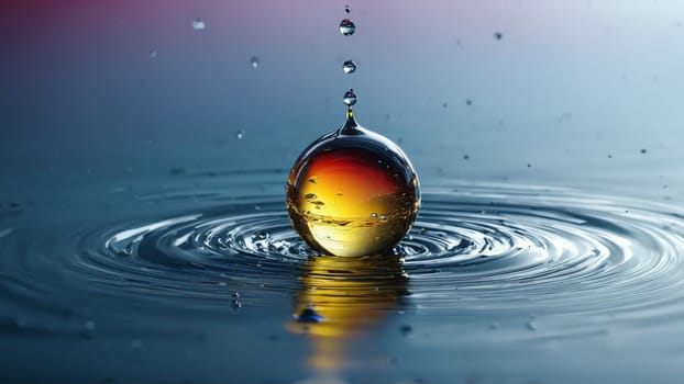 Abstract background with water drops