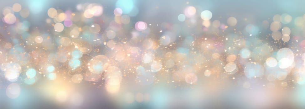 purple abstract party texture gold wallpaper pink pattern bokeh background glistering pastel decoration bright christmas glowing light gradient flower shine shiny. Generative AI.