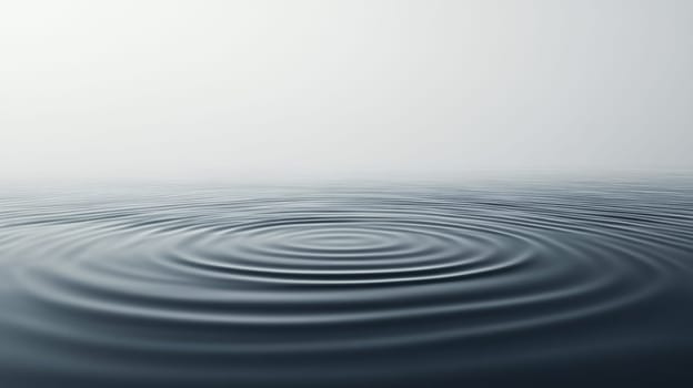 Calm water surface with gentle ripples in minimalistic scene, peaceful nature concept.