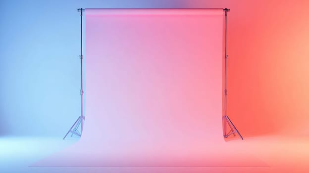 Studio shot of a backdrop with gradient lighting.