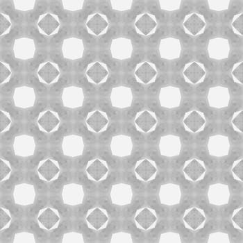 Summer exotic seamless border. Black and white cute boho chic summer design. Textile ready splendid print, swimwear fabric, wallpaper, wrapping. Exotic seamless pattern.