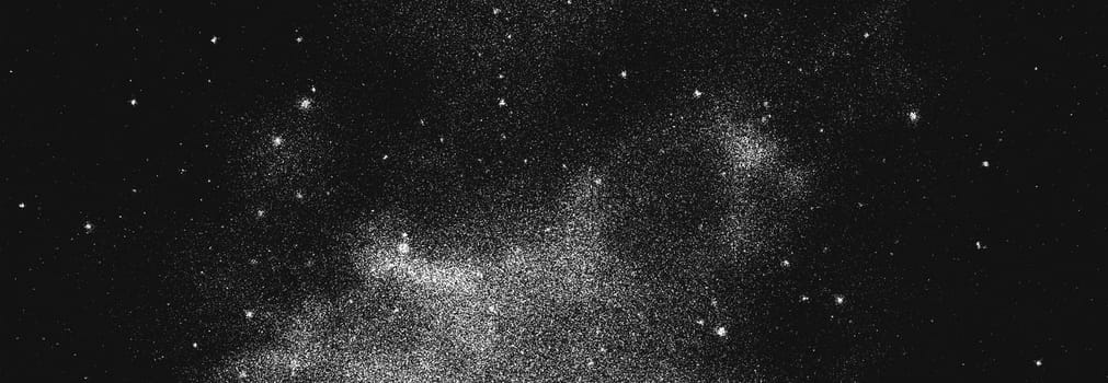 Galaxy background black and white