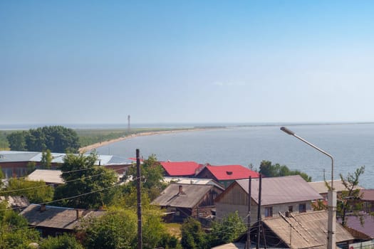 Village on the shore of Lake Baikal. High quality photo