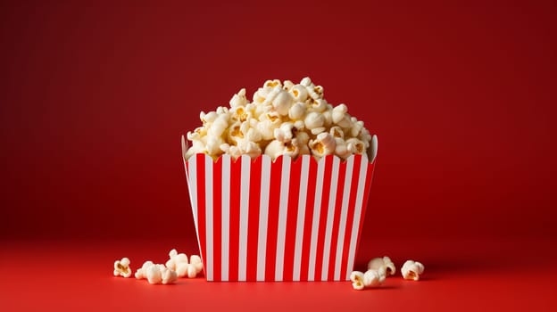 A Striped Bag of Delicious Popcorn.