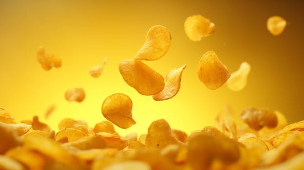 Chips Mid-Air in a Spectacular Display.