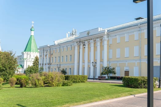 europe landmark nizhny travel tourism old architecture novgorod building city russia philharmonia