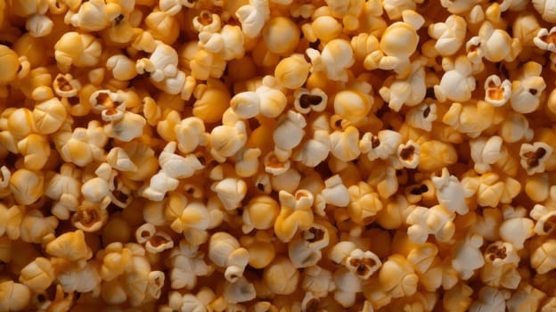 A close up of popcorn pattern.