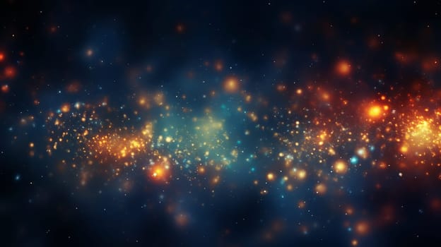 A Cluster of Distant Stars Illuminating the Night Sky.