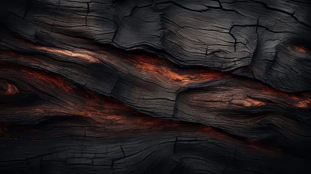 Close-Up of Richly Textured Wood.