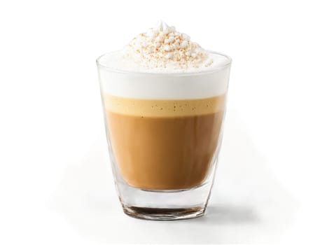 Cuban Coffee A strong Cuban coffee in a small glass with a thick layer of. Drink isolated on transparent background.