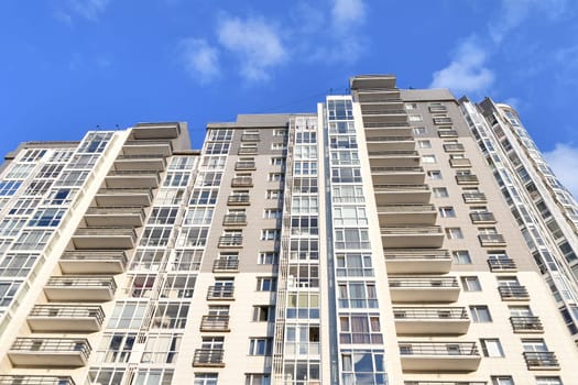 The Modern multi-storey residential building in Moscow, Russia