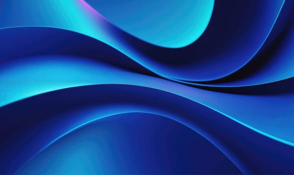 A close-up shot of a blue surface with a series of curved lines. The surface appears to be made of soft material, and the light reflects off it in a subtle way.