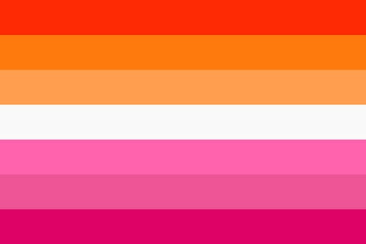 A lesbian pride flag background Illustration