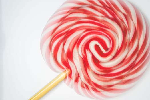 Christmas lollipops on a white background. Christmas candy. Background for Christmas related things.