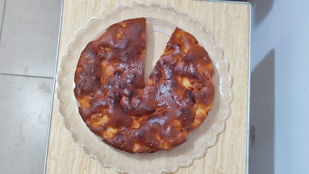 fruit jam pie, baking food bun cooking dessert. High quality photo