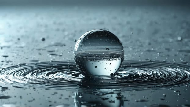 Abstract background with water drops