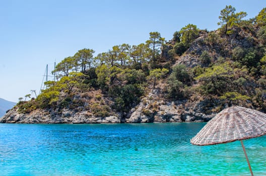 The Blue Lagoon in Oludeniz, Fethiye, Turkey