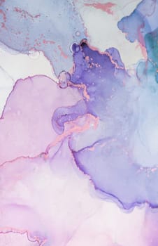 Layers of soft pastel colors merge fluidly, creating an artistic abstract design. The gentle blending evokes a calming and serene atmosphere, perfect for decor.