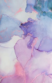 Delicate swirls of purple, blue, and pink blend harmoniously in an abstract design, evoking a sense of calm and creative inspiration throughout the composition.