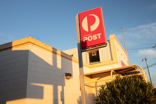 RYE, AUSTRALIA - JUNE 30, 2020: The main street of Rye in the early morning in Mornington Peninsula in Victoria, Australia