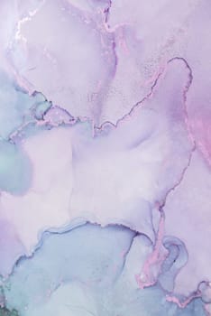 An abstract composition featuring flowing patterns and textures in soft purple and pastel hues evokes a sense of calm and creativity, perfect for design projects.