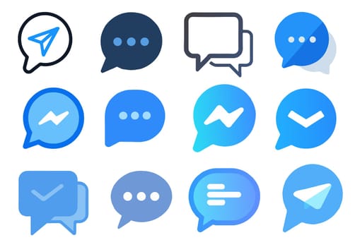 Message icon symbol illustration. chatting, chat, communication, Speech bubble design isolated on white background. . High quality photo