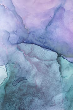 The artwork displays a captivating blend of green and teal hues, complemented by delicate golden highlights flowing across the surface, creating a serene atmosphere.