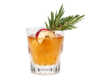Washington Apple A sweet and tangy shot of whiskey apple pucker and cranberry juice. Drink isolated on transparent background.