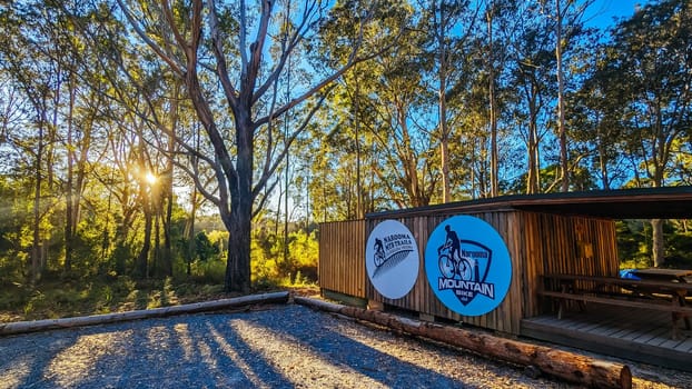 Narooma mountain bike trails near Dalmeny in New South Wales south coast, Australia