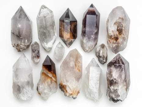 Stunning collection of transparent quartz crystals for natural beauty and mineral enthusiasts.