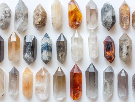 Stunning collection of diverse transparent quartz crystals for mineral enthusiasts.
