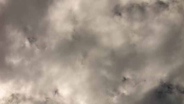 The sky is covered with thick, textured clouds, creating a moody atmosphere typical of a late autumn afternoon, suggesting impending rain or changing weather conditions.