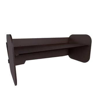 A sleek modern shelf design showcases simplicity and functionality.