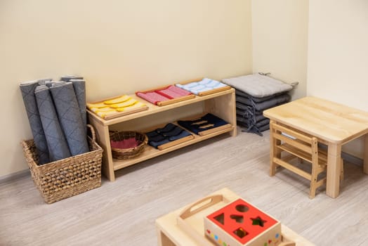 Montessori school for the learning of children