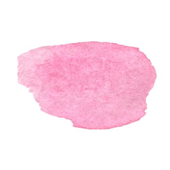 pink watercolor brushstroke hand-drawn watercolor illustration. Design for printing, greeting cards, packaging, invitations