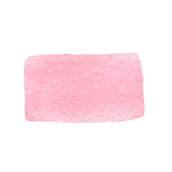 pink watercolor brushstroke hand-drawn watercolor illustration. Design for printing, greeting cards, packaging, invitations