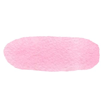 pink watercolor brushstroke hand-drawn watercolor illustration. Design for printing, greeting cards, packaging, invitations