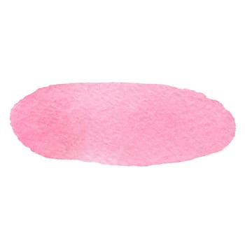 pink watercolor brushstroke hand-drawn watercolor illustration. Design for printing, greeting cards, packaging, invitations