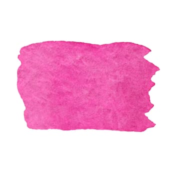 pink watercolor brushstroke hand-drawn watercolor illustration. Design for printing, greeting cards, packaging, invitations