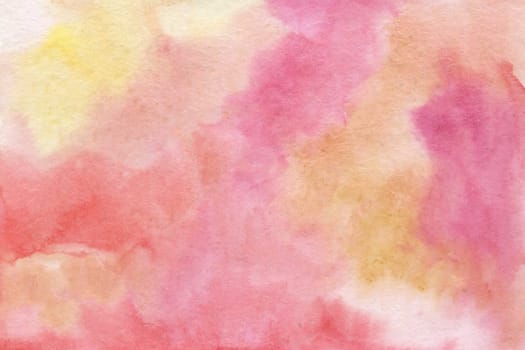 pink red yellow watercolor paper background texture