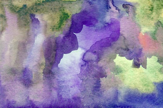 Purple green gradient watercolor paper background texture