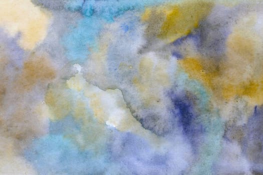 Purple -green watercolor paper background texture