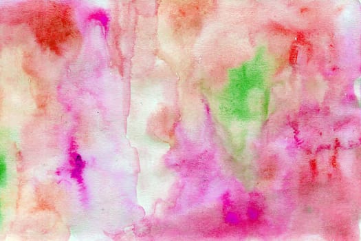 Pink-red watercolor paper background texture