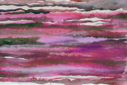 Striped Pink watercolor paper background texture