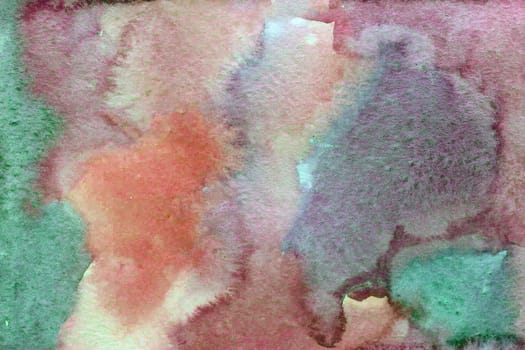 green orange watercolor paper background texture