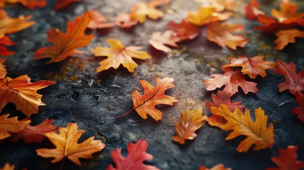 Red and Orange Autumn Leaves
