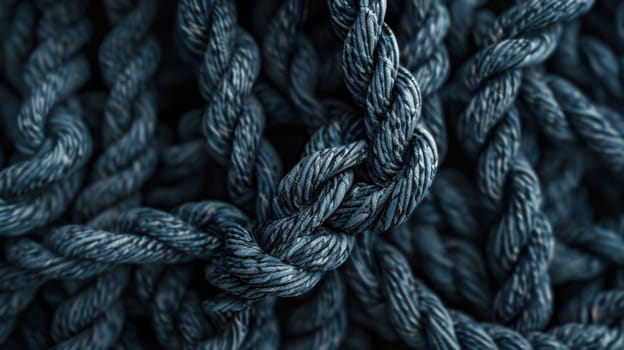 Yarn with intricate knots and loops