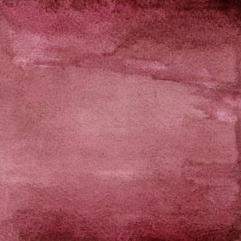 Red watercolor texture. Hand painted watercolor illustration.