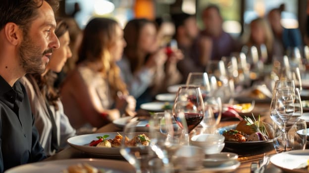 A photorealistic depiction of a food and wine pairing