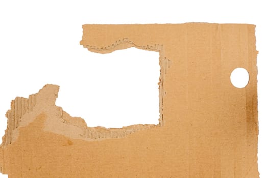 Old Ripped paper. Carton Piece, Ripped Kraft Paper Wallpaper, 